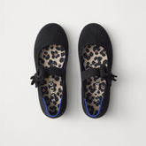 The Kids Tux Bow Mary Jane - ReVelvet™ Black