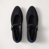 The Almond Mary Jane - ReVelvet™ Black