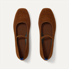 The Max Square Mary Jane - ReVelvet™ Russet