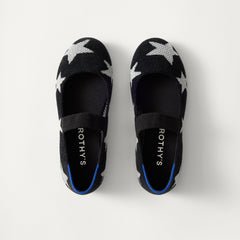 The Kids Mary Jane - ReVelvet™ Metallic Stardust