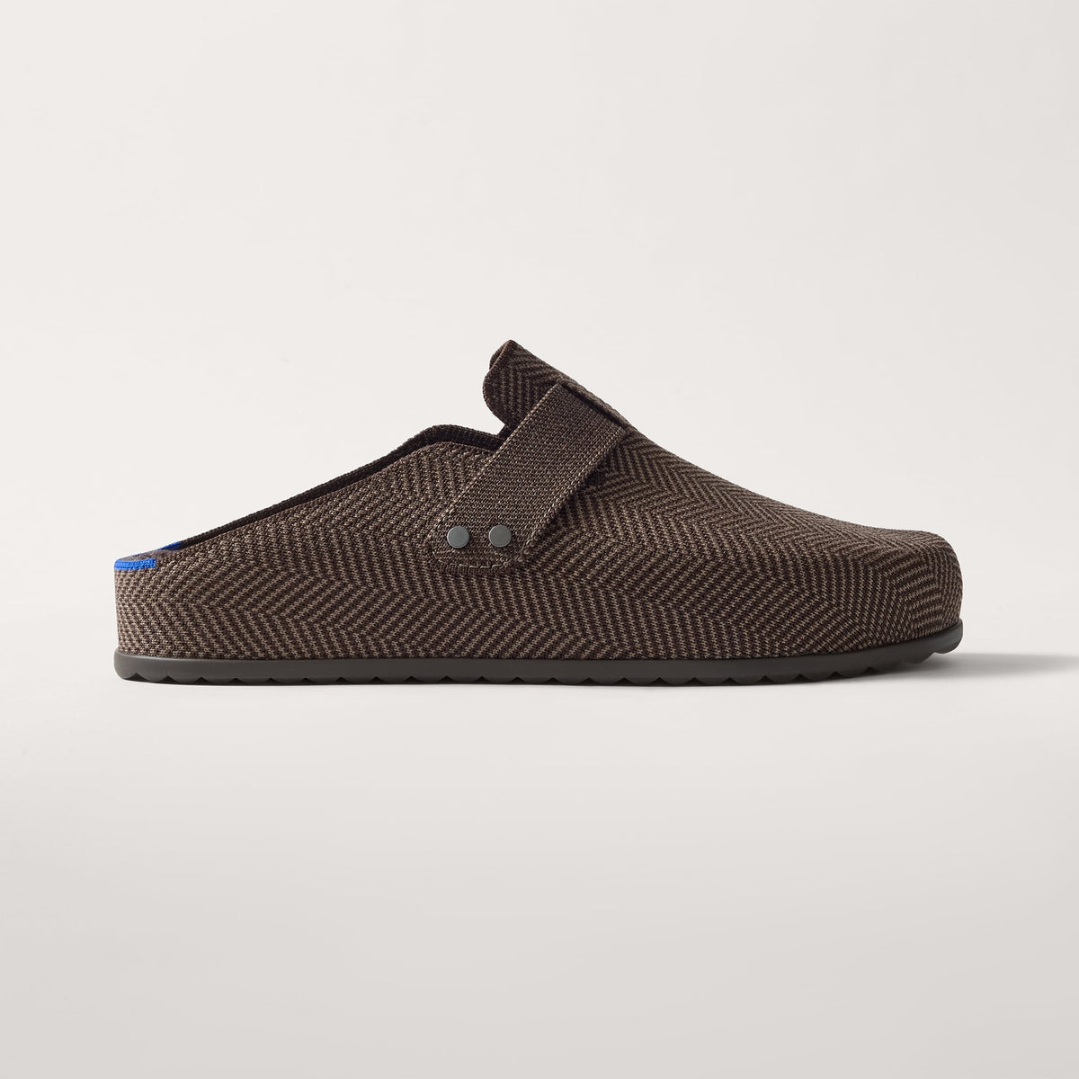 The Teddy Men's Clog - Umber Herringbone