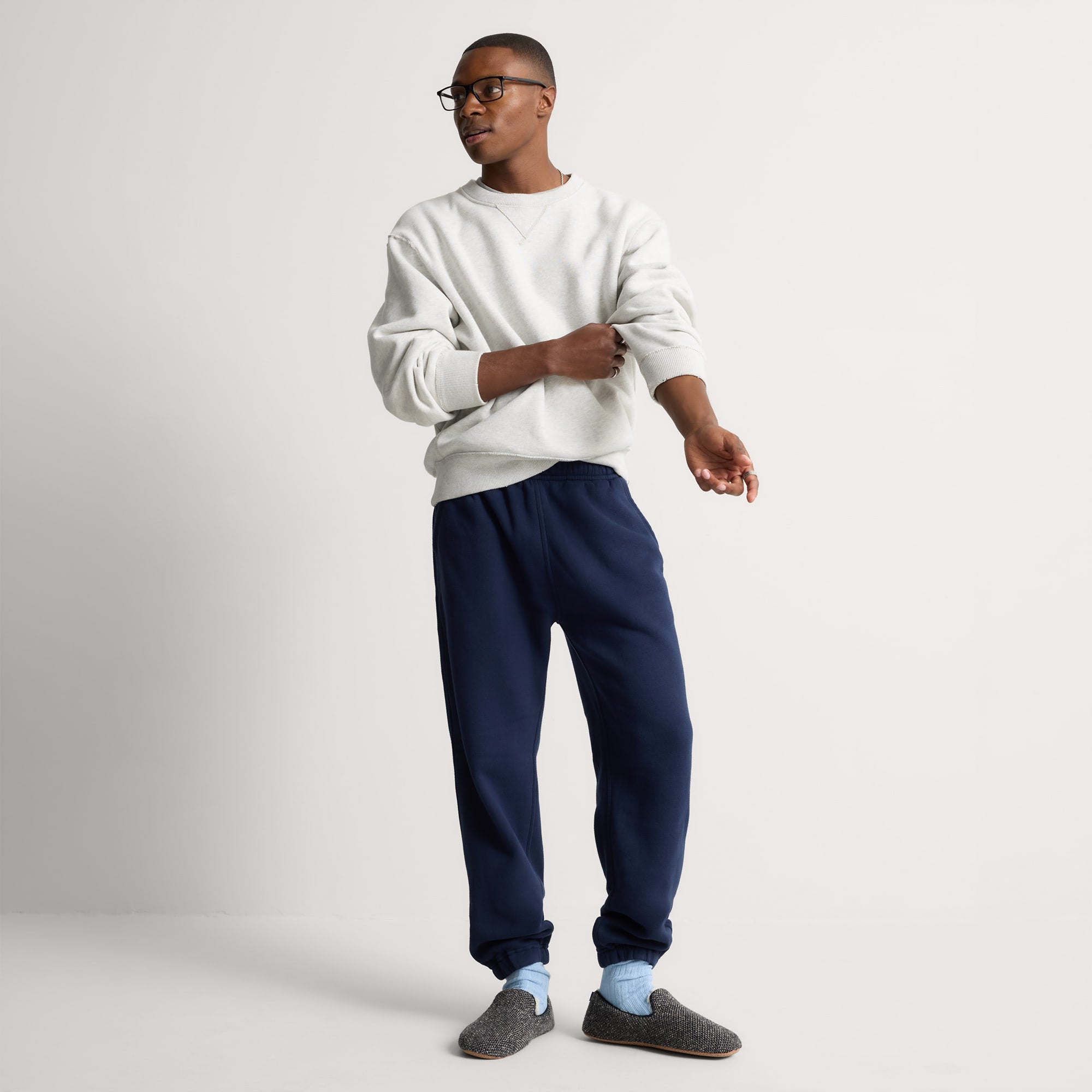 The Teddy Men's Slipper - Newsprint