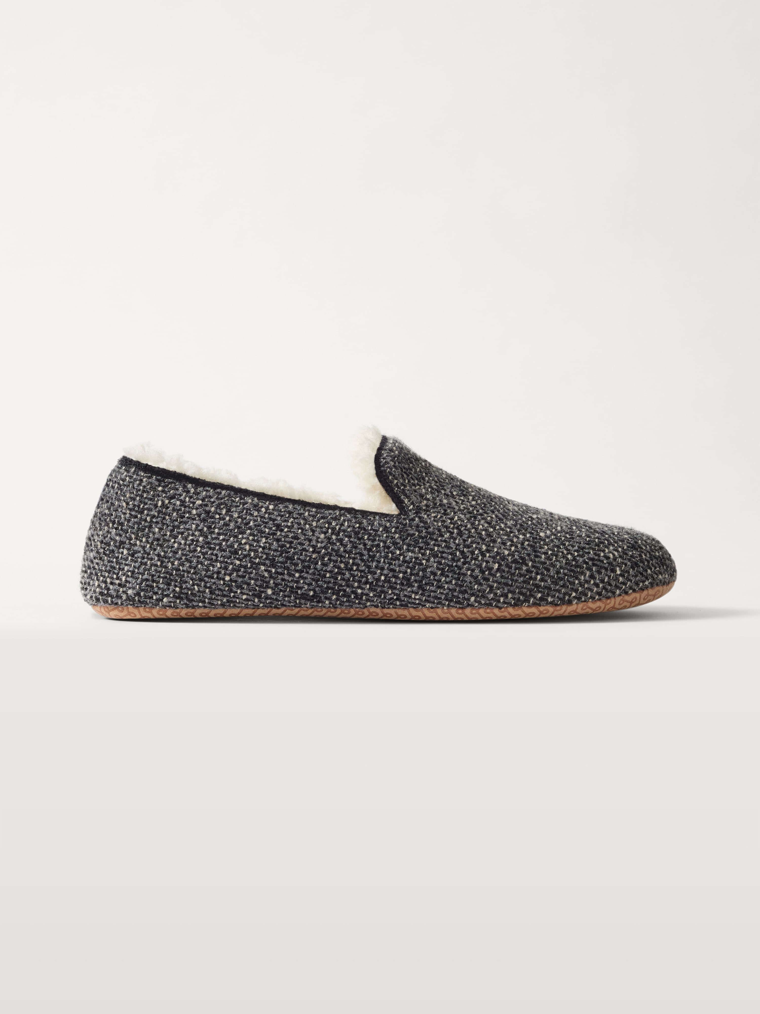 The Teddy Men's Slipper - Newsprint
