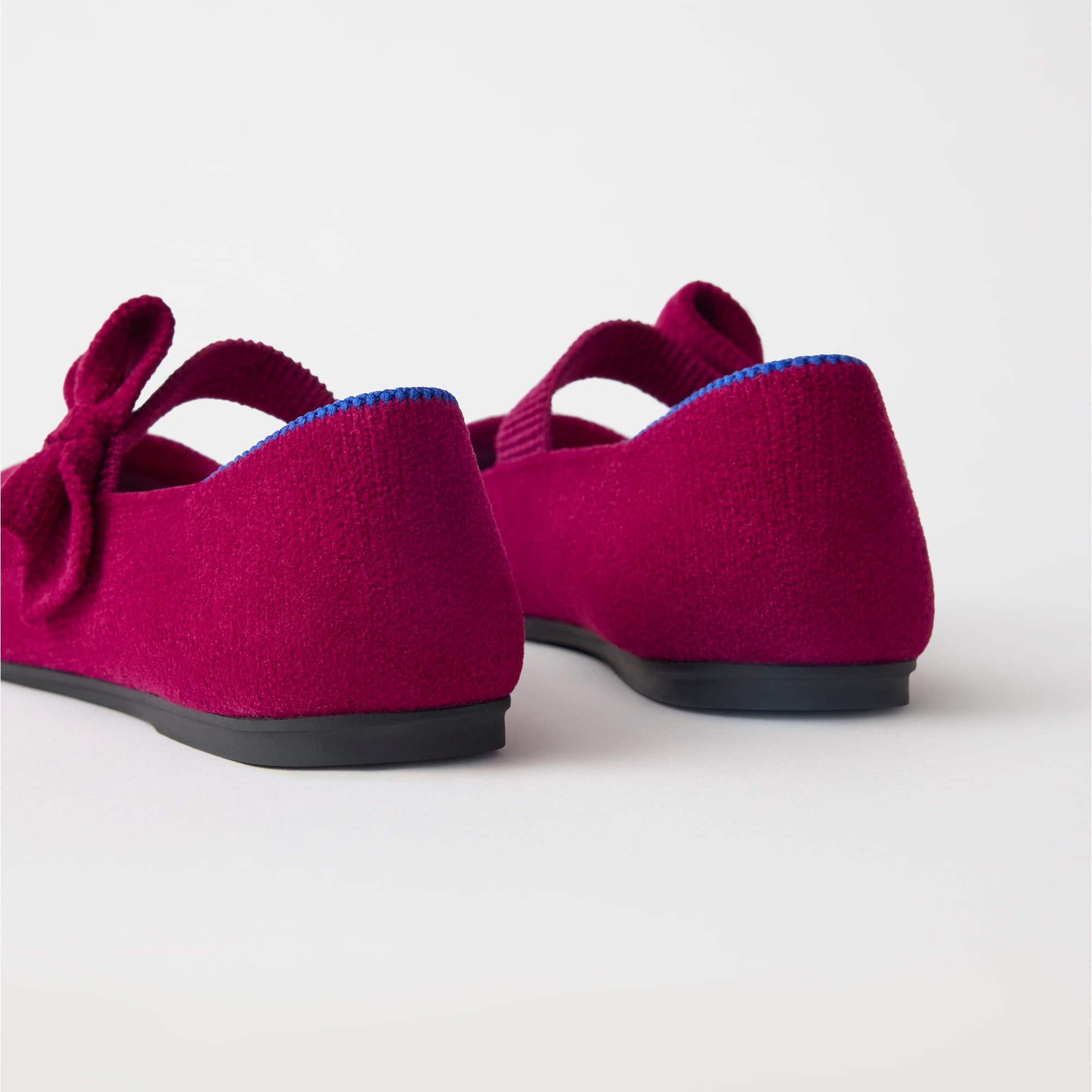 The Kids Tux Bow Mary Jane - ReVelvet™ Mulberry
