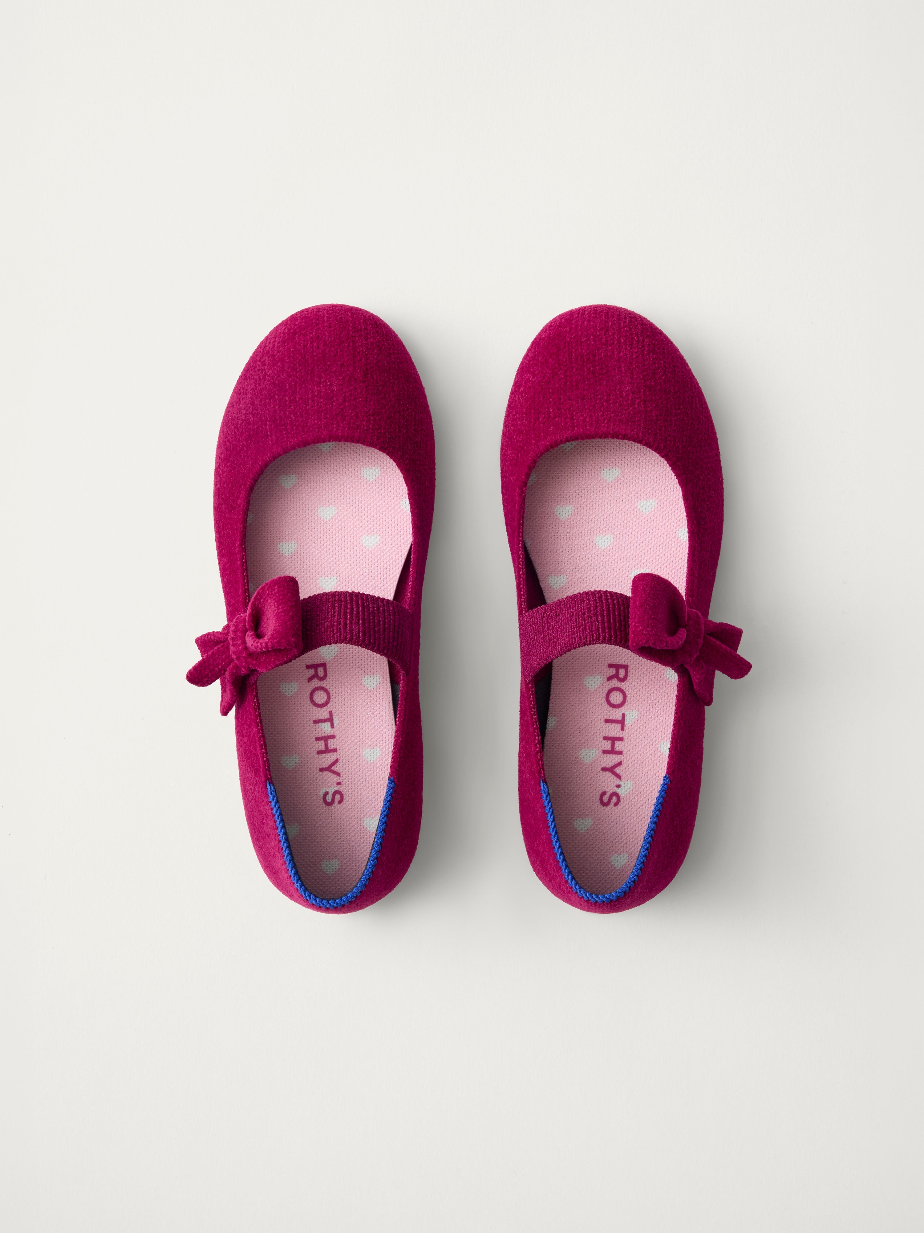 The Kids Tux Bow Mary Jane - ReVelvet™ Mulberry