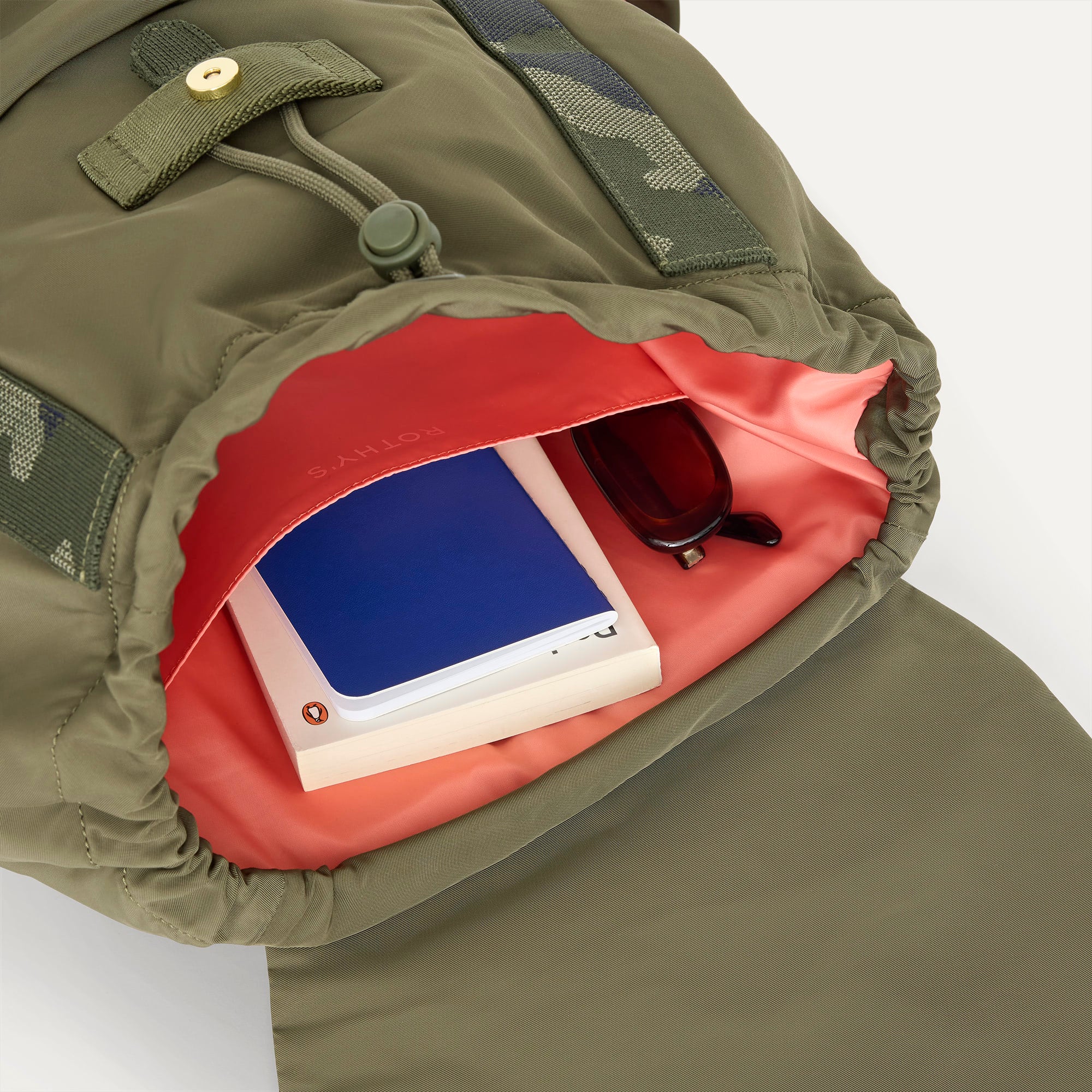 The Travel Cinch Backpack - Forest
