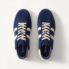 The Men's Court Sneaker - ReVelvet™ Deep Navy