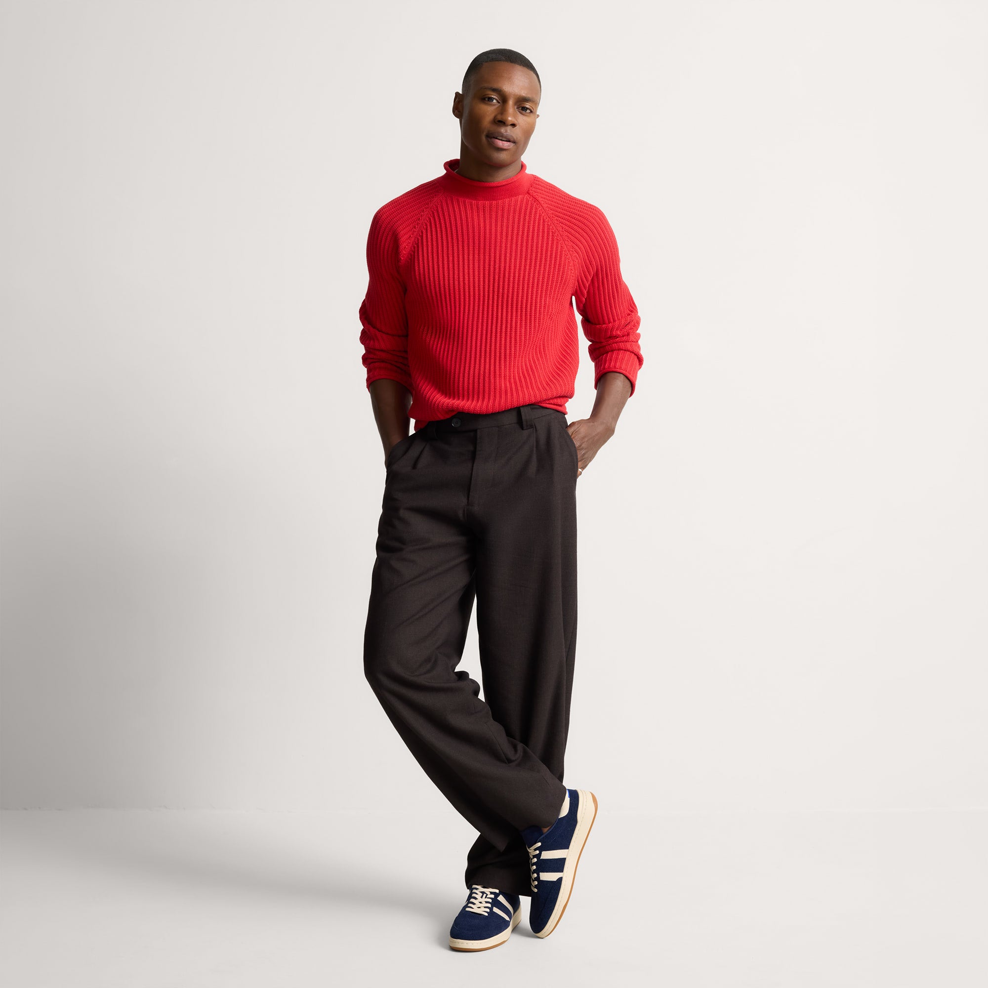 The Men's Court Sneaker - ReVelvet™ Deep Navy
